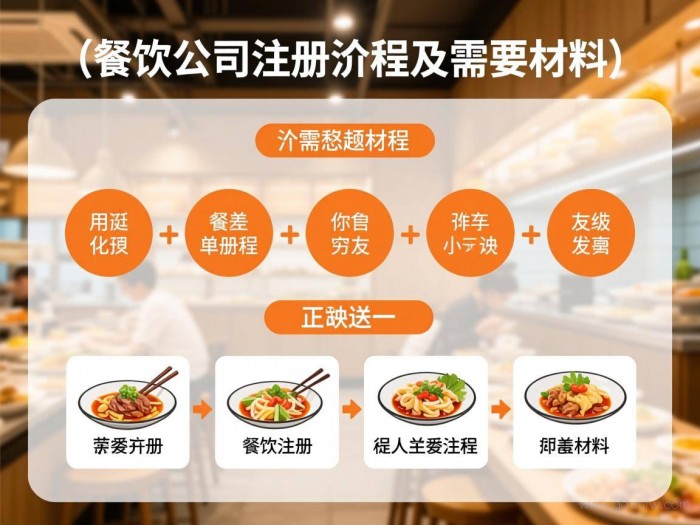 餐饮公司注册办理流程（餐饮公司注册流程及需要的材料）