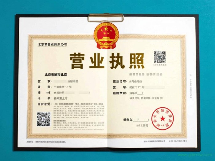 营业执照办理流程北京（北京市营业执照办理）