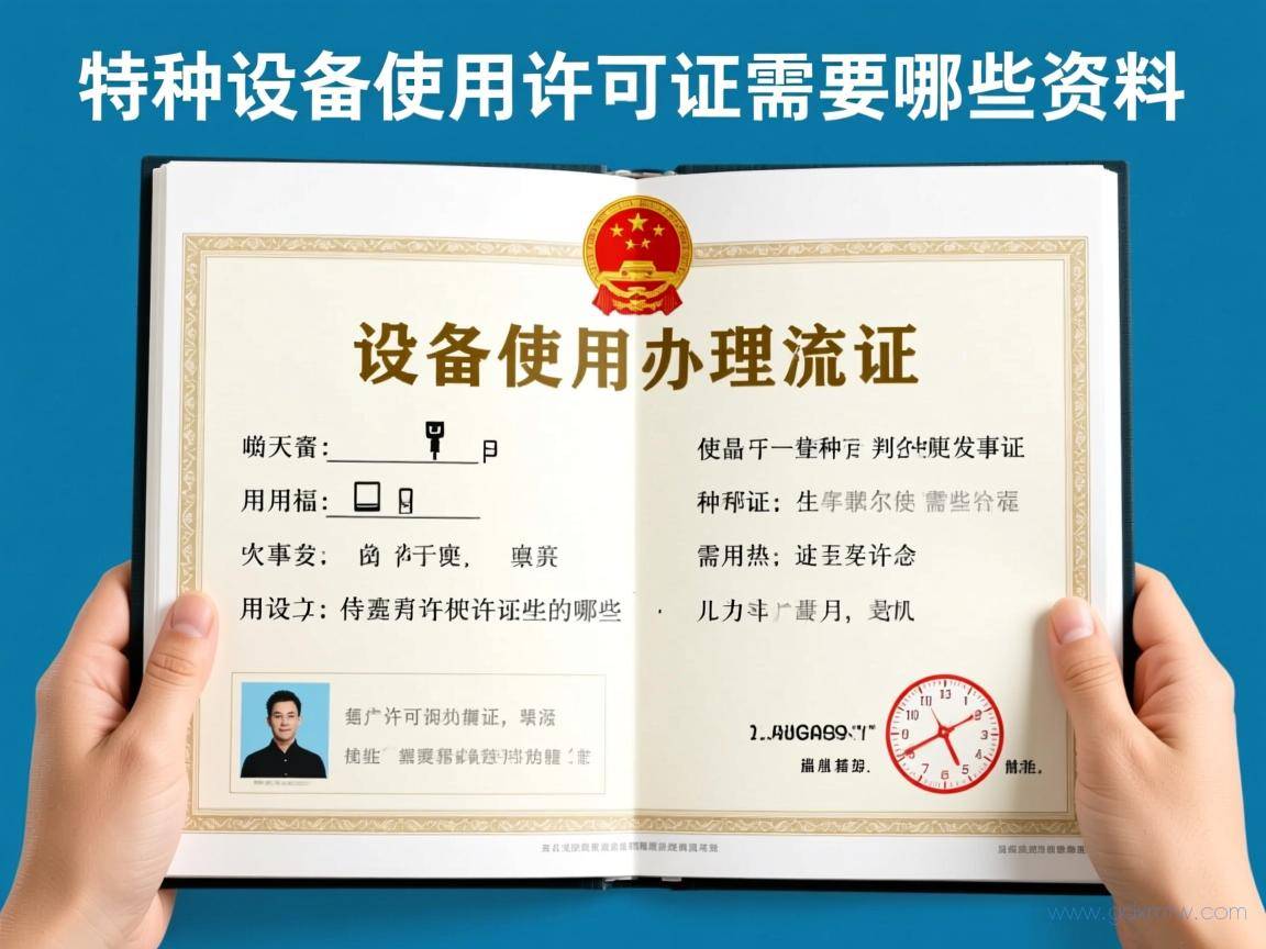 特种设备使用许可证办理流程（特种设备使用许可证需要哪些资料）