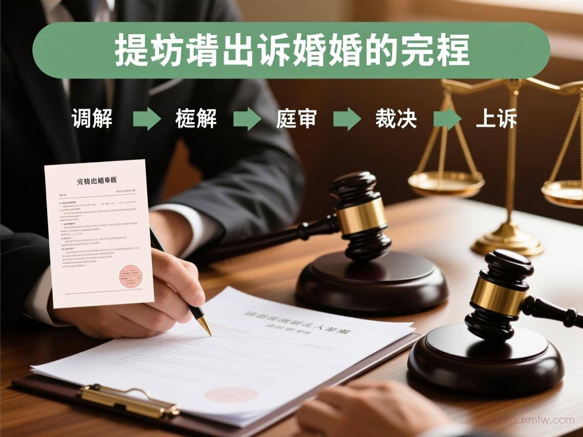 起诉离婚流程如何办理（起诉离婚流程怎么走）