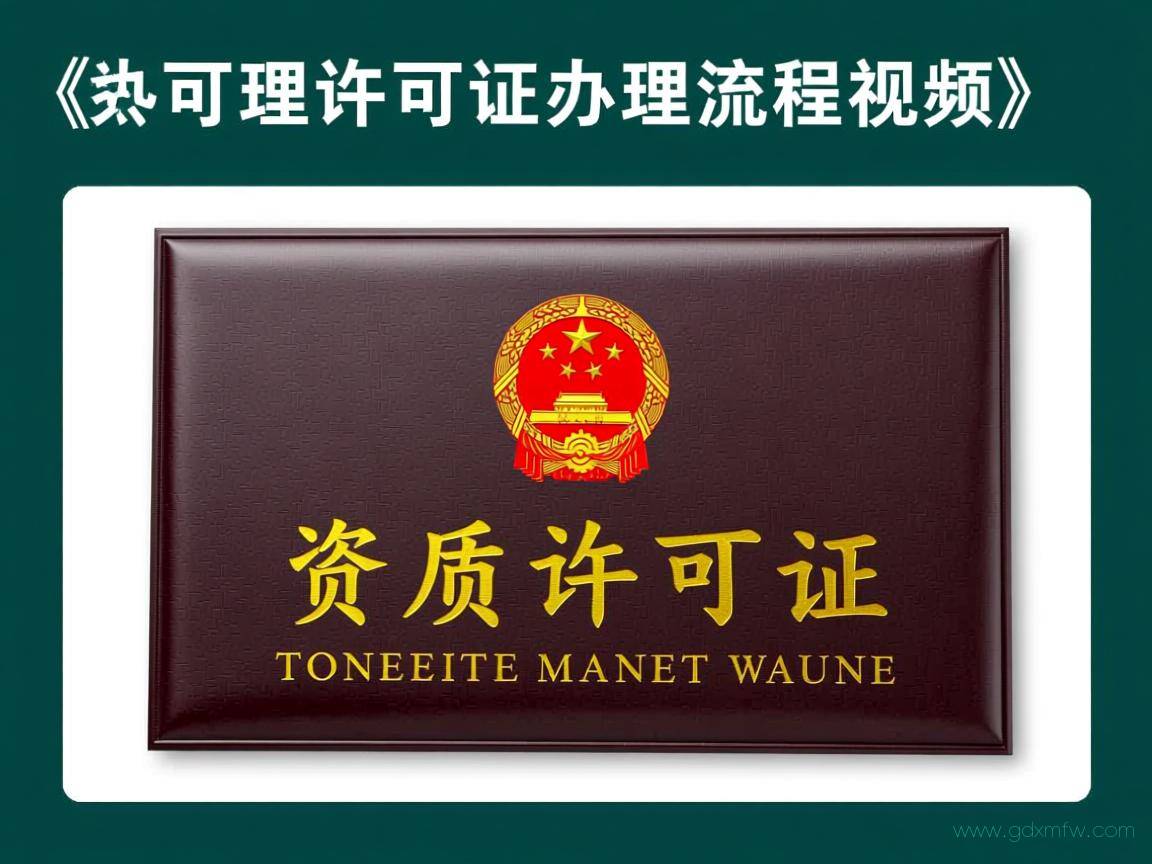 资质许可证办理流程（资质许可证办理流程视频）