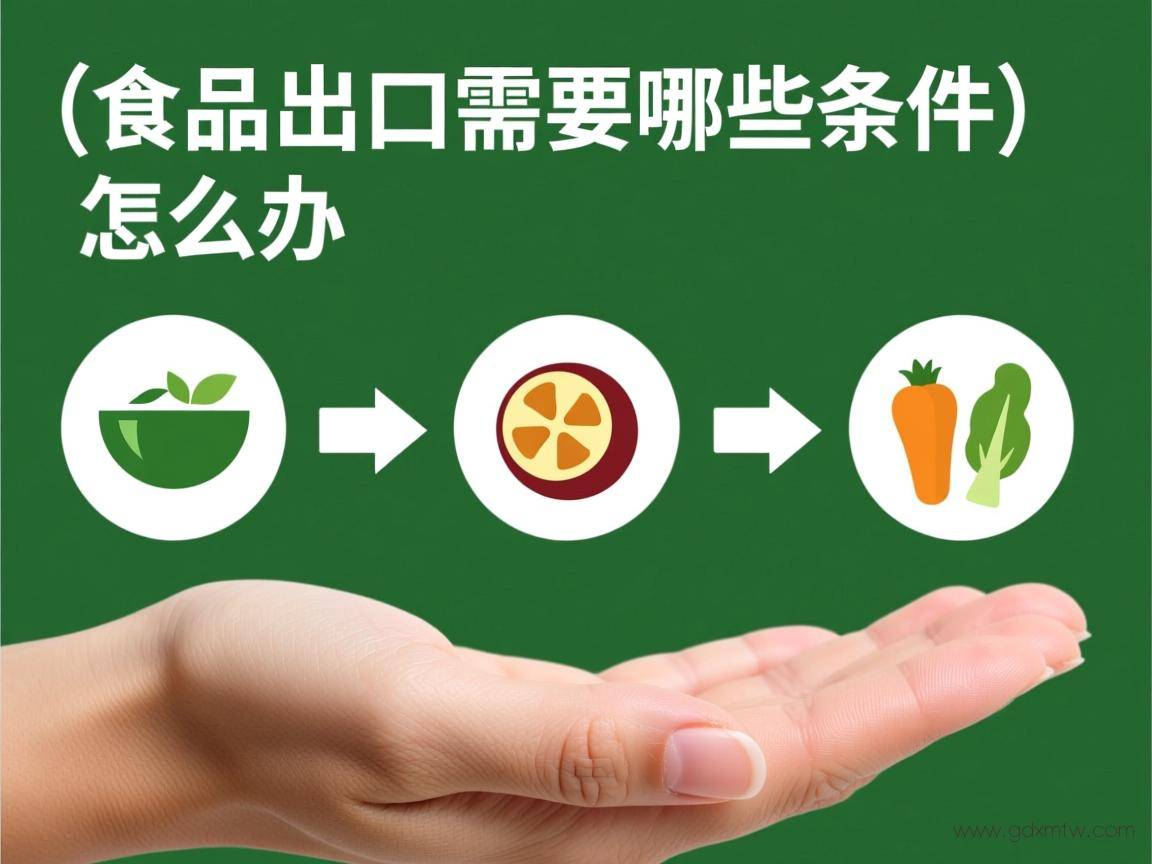 食品出口怎么办理流程(食品出口需要哪些条件)