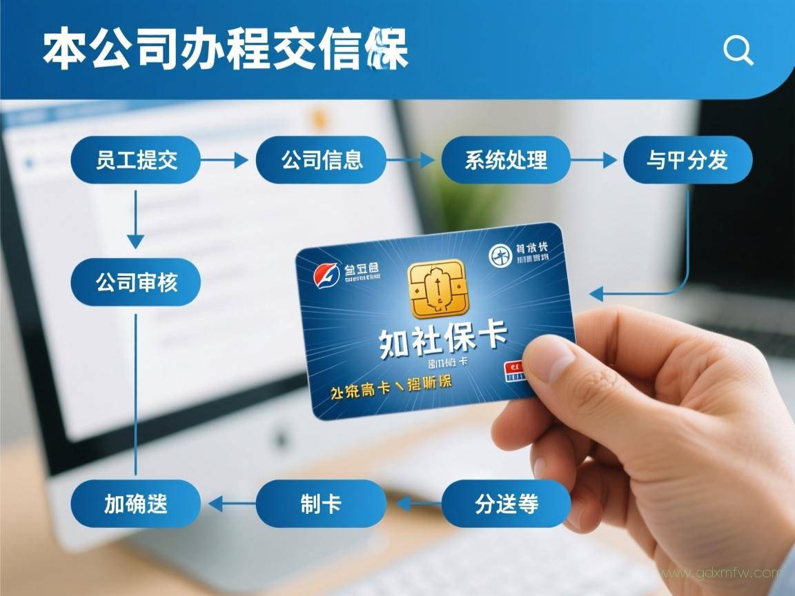 公司给员工办理社保的流程（公司给员工办理社保卡步骤）