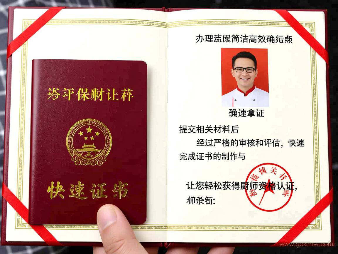 厨师证到哪里办理流程(厨师证办理快速拿证)