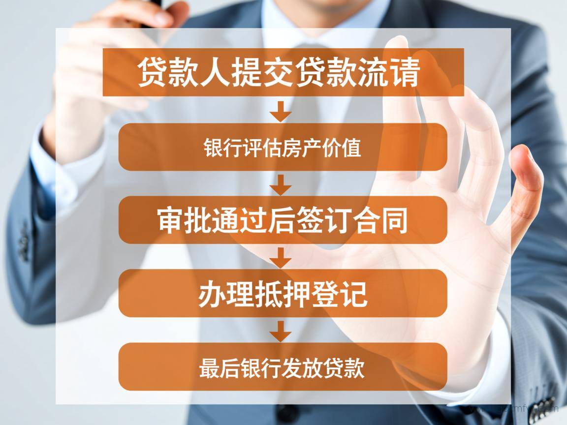 房产办理抵押贷款流程(房产抵押贷款流程步骤)