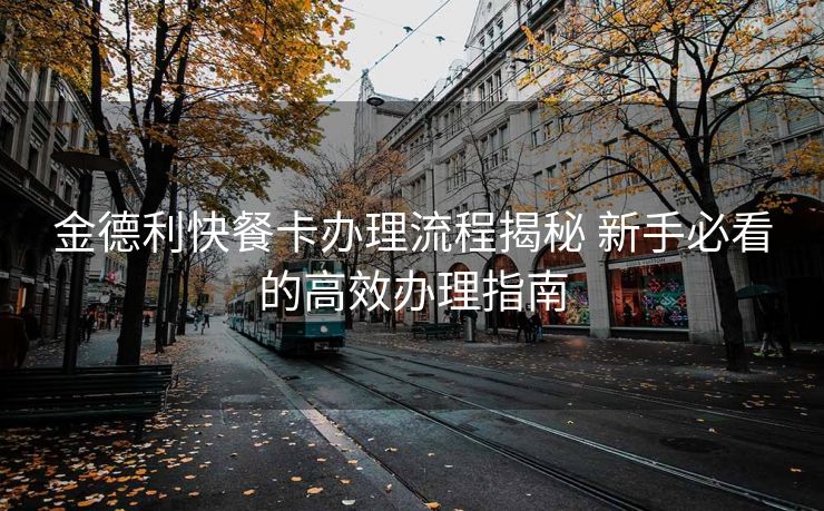 金德利快餐卡办理流程揭秘 新手必看的高效办理指南 金德利快餐卡办理流程揭秘 新手必看的高效办理指南