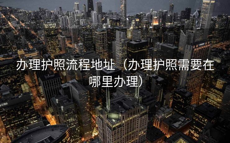 办理护照流程地址（办理护照需要在哪里办理）