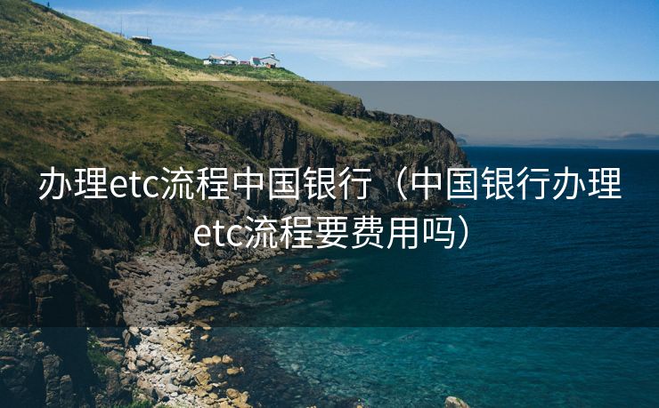 办理etc流程中国银行（中国银行办理etc流程要费用吗）