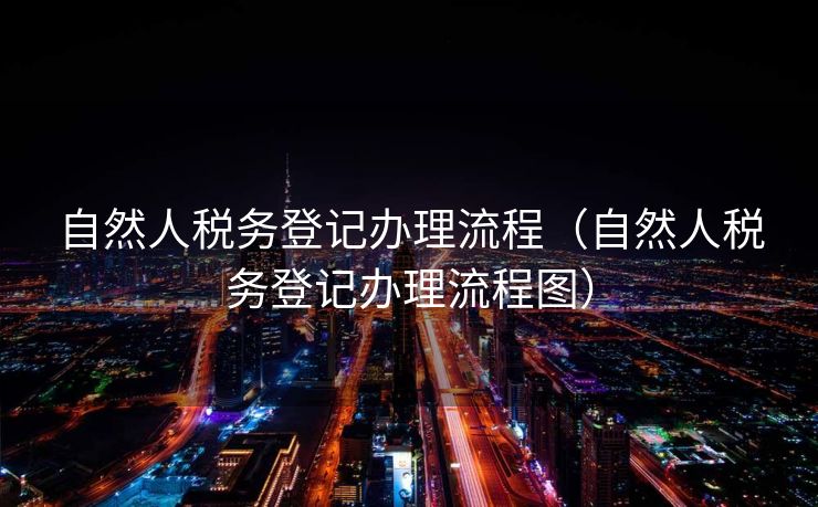 自然人税务登记办理流程（自然人税务登记办理流程图）