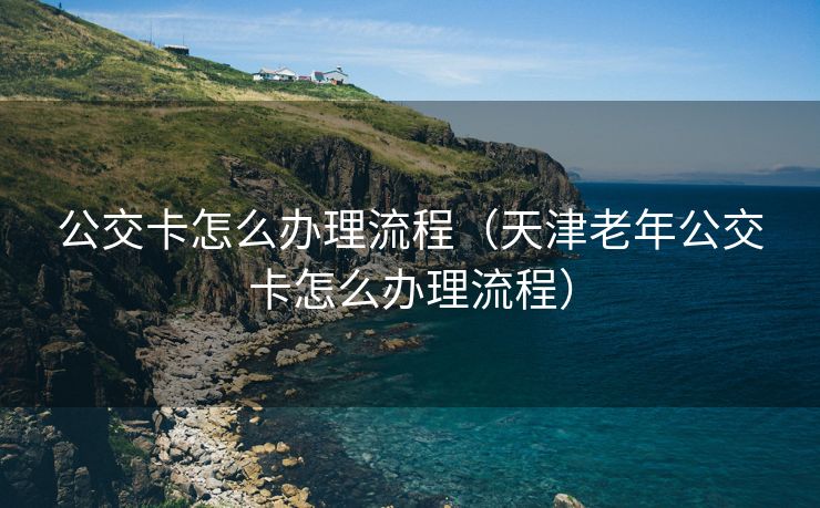 公交卡怎么办理流程（天津老年公交卡怎么办理流程）