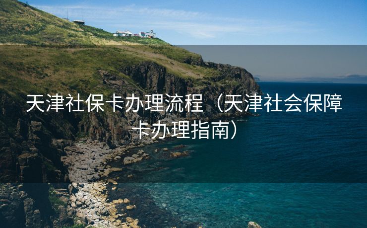 天津社保卡办理流程(天津社会保障卡办理指南) 天津社保卡办理流程(天津社会保障卡办理指南)