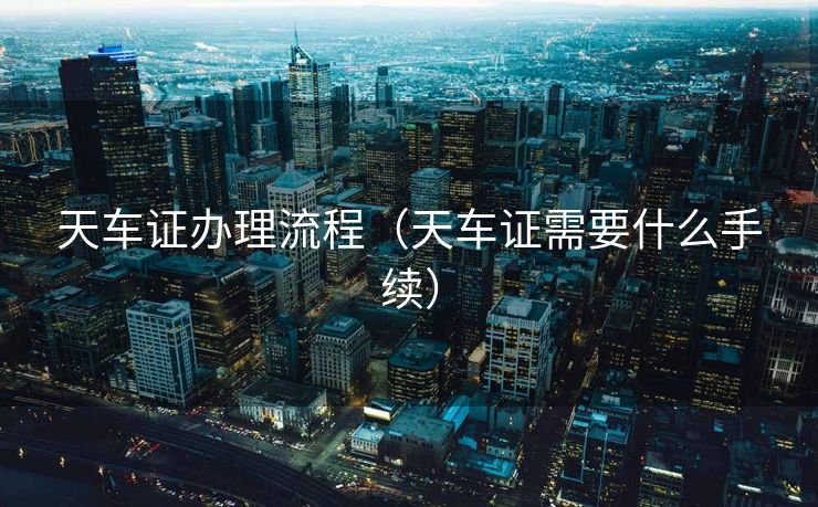 天车证办理流程(天车证需要什么手续) 天车证办理流程(天车证需要什么手续)