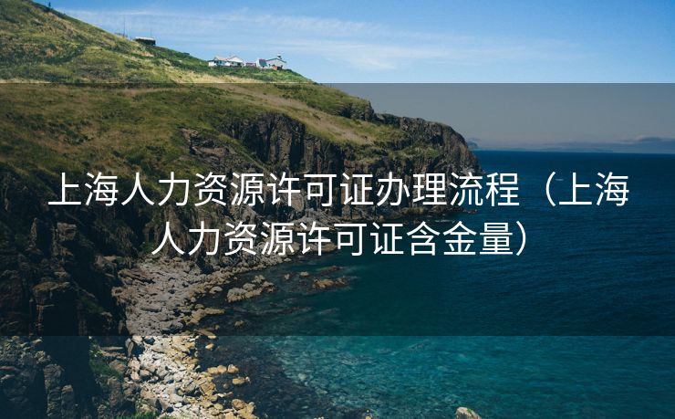 上海人力资源许可证办理流程(上海人力资源许可证含金量) 上海人力资源许可证办理流程(上海人力资源许可证含金量)