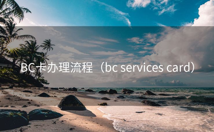 BC卡办理流程(bc services card) BC卡办理流程(bc services card)