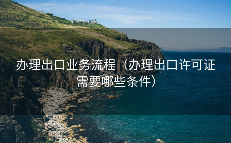 办理出口业务流程（办理出口许可证需要哪些条件）