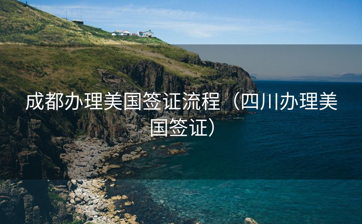 成都办理美国签证流程（四川办理美国签证）