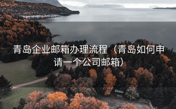 青岛企业邮箱办理流程(青岛如何申请一个公司邮箱) 青岛企业邮箱办理流程(青岛如何申请一个公司邮箱)